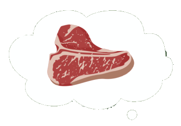 Illustration of a meat cut